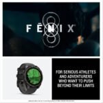 Garmin fēnix 8 Sapphire 47mm GPS Smartwatch, DLC Titanium, Black/Pebble Gray - Image 28