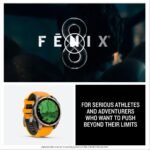 Garmin fēnix 8 Sapphire 47mm GPS Smartwatch, Titanium, Spark Orange/Graphite - Image 23