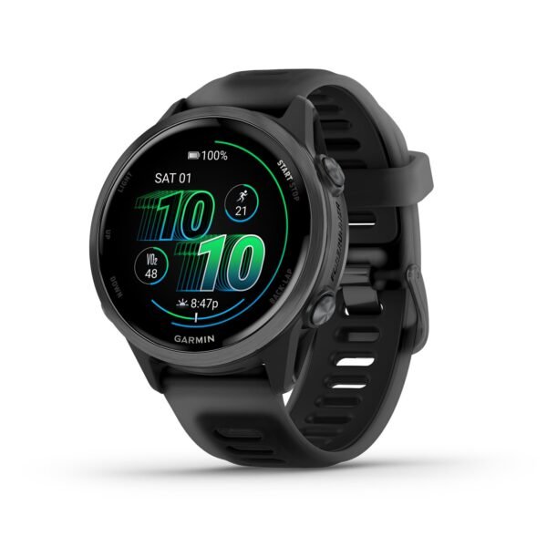 Garmin Forerunner 570 42mm GPS Running Smartwatch, Aluminum, Black