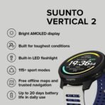 SUUNTO Vertical 2 GPS Sports Watch, 1.5" AMOLED, 115+ Sports Modes, Gray - Image 2