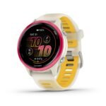 Garmin Forerunner 570 42mm GPS Running Smartwatch, Aluminum, Bone/Mango