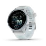 Garmin Forerunner 570 42mm GPS Running Smartwatch, Aluminum, Whitestone/Cloud Blue