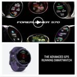 Garmin Forerunner 570 47mm GPS Running Smartwatch, Aluminum, Imperial Purple/Indigo - Image 8