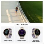 Garmin Forerunner 970 47mm GPS Running Smartwatch, Soft Gold Titanium, French Gray/Indigo - Image 4