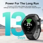 Garmin Forerunner 265 46mm GPS Running Smartwatch Bundle, AMOLED, Black/Powder Gray - Image 12