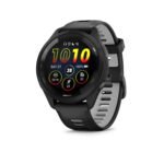 Garmin Forerunner 265 46mm GPS Running Smartwatch, Black/Powder Gray