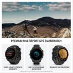 Garmin fēnix 8 Sapphire 47mm GPS Smartwatch, DLC Titanium, Black/Pebble Gray - Image 6