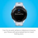Garmin Forerunner 265 46mm Running GPS Smartwatch, Whitestone/Tidal Blue - Image 10
