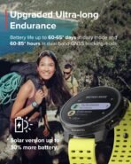 SUUNTO Vertical GPS Sports Watch, 1.4" Touchscreen, 95+ Sports Modes, Lime - Image 5