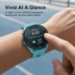 Garmin Forerunner 265 46mm GPS Running Smartwatch Bundle, AMOLED, Aqua/Black - Image 6