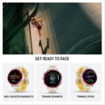 Garmin Forerunner 570 42mm GPS Running Smartwatch, Aluminum, Bone/Mango - Image 4